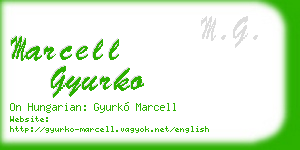 marcell gyurko business card